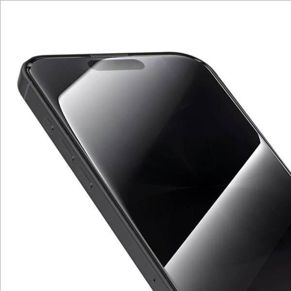 Härdat glas för iPhone 17 / 16 Pro Stötsäker med installationskit Magic Box Zanaé Transparent Vit