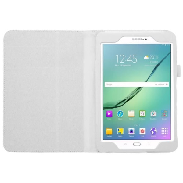 Vitt skyddsfodral för Samsung Galaxy Tab S2 8 - Videostödsfunktion