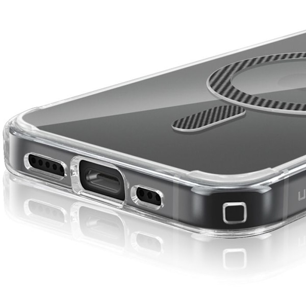Coque MagSafe til iPhone 16e Stødabsorberende Fin Ultra Hybrid MagFit Spigen SGP Sort Svart