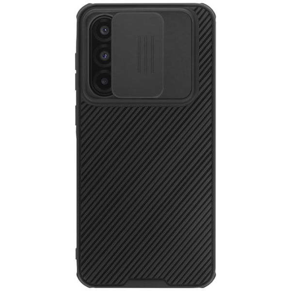 Coque til Samsung Galaxy A56 Med Forstærkede Hjørner Stødsikker Kamera Dæksel Nillkin Sort Svart