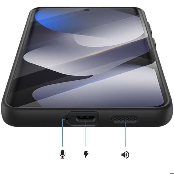 Cover til Redmi Note 15 4G / 5G Blød og Robust Sort Svart