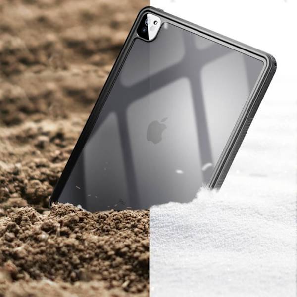 Redpepper Apple iPad Pro 12.9 M2 2022 vedenpitävä kotelo läpinäkyvä