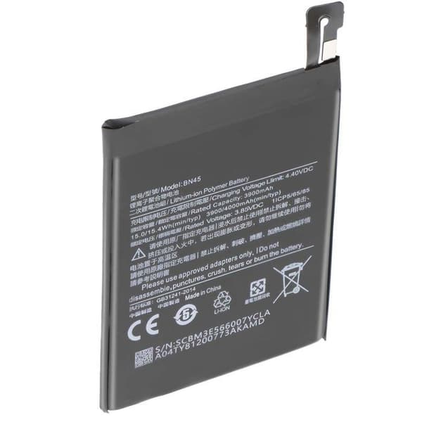 Batteri - AVIZAR - Xiaomi Redmi Note 5 - Li-Polymer 4000mAh - 3.85V - Sort Svart