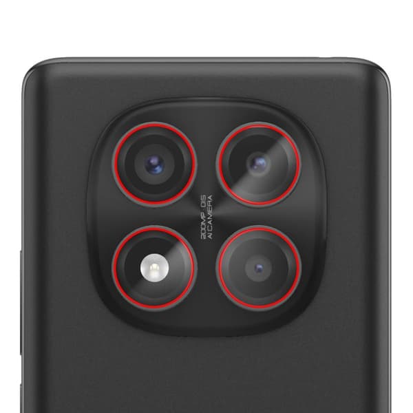 Sæt med 4 beskyttelseslinser til Redmi Note 14 Pro 4G bagkamera sort Svart
