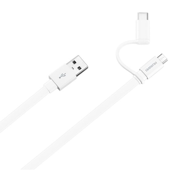 USB-kaapeli - Huawei - 4071417 - 1,5 m - USB A - Uros-Uros - Valkoinen
