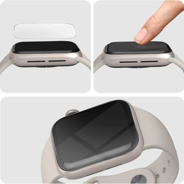 Pack 2x Tunna Soft Apple Watch SE 40mm iMak Skärmskydd