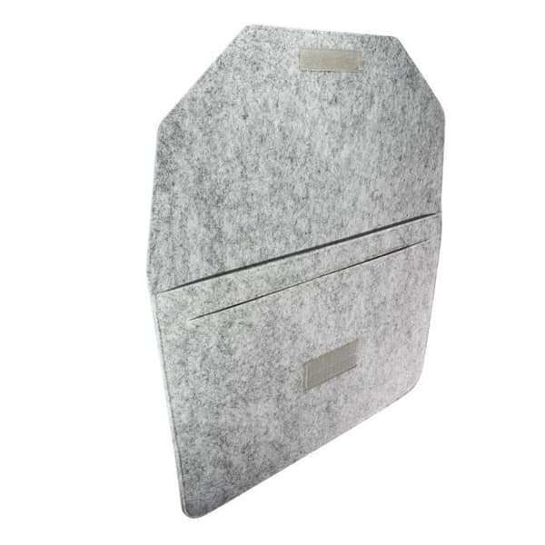 Pochette - AVIZAR - Filtrér - 13'' - Grå - Blød Berøring - Unisex Grå