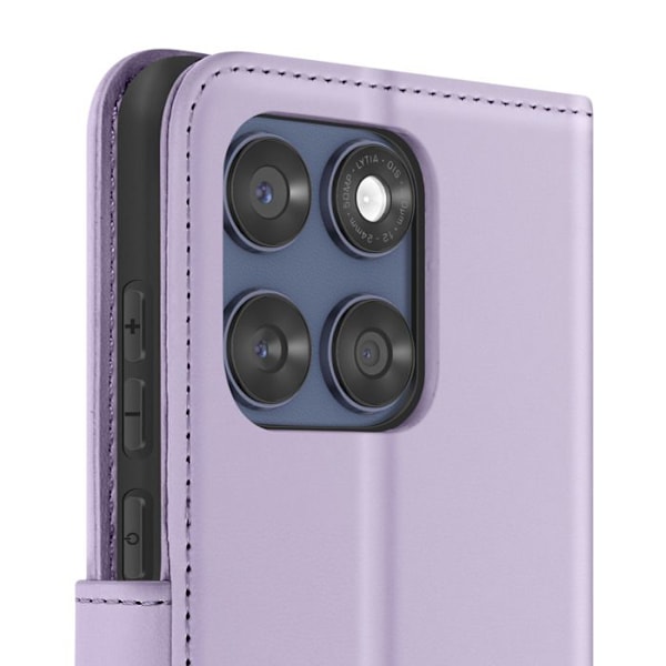 Kotelo Motorola Edge 60 Fusion ja Edge 60 Lompakko 3D Laventelikuviolla Lila