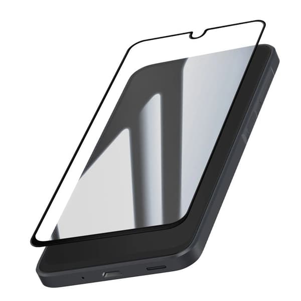 Tilbehørssæt til Galaxy A16 Cover med Glas og USB-C 25W Oplader Gennemsigtig Vit