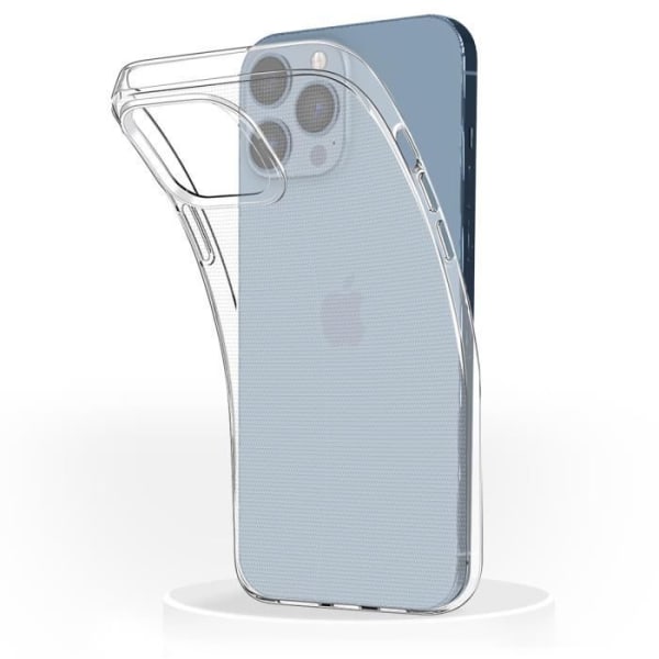 Apple iPhone 13 Pro Max Case Silikoni Kellastumista estävä Mercury Transparent White