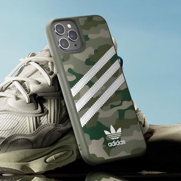 Cover til iPhone 11 Pro Precise Cutouts 3 Stripes Camo Adidas Green