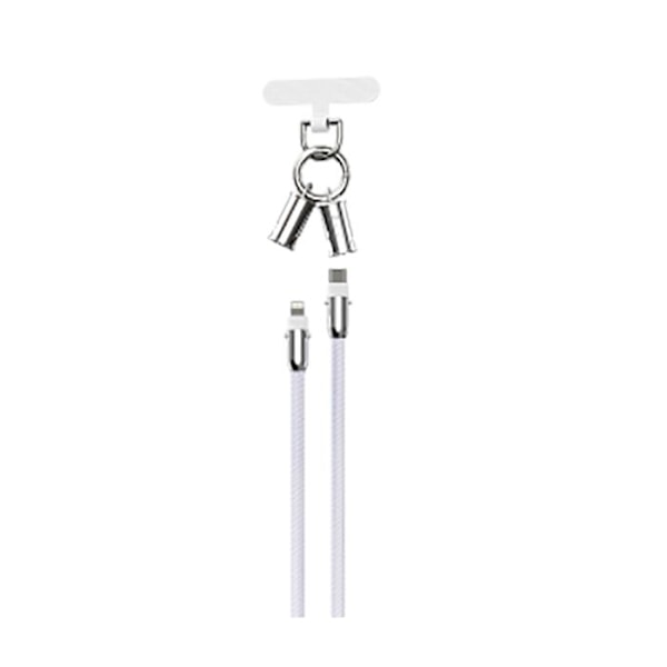 Lanière Ranteen USB-C Lightning Erittäin Kestävä Devia Violetti Lila