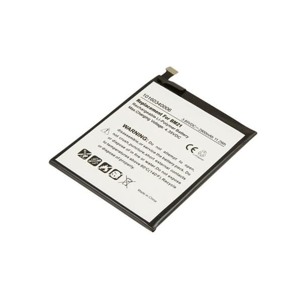 Batteri - AVIZAR - Xiaomi Mi Note - 2900mAh - Li-Polymer - 3.85V - Hvid Vit