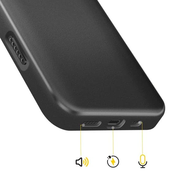"Cover til iPhone 17 Model SolidX Stødabsorberende 3.5 m certificeret MIL-STD 810G Rhinoshield Sort" Svart