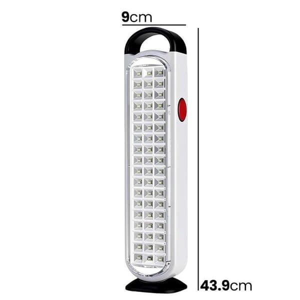 Bärbar uppladdningsbar LED-nödbelysning 12W USB mångsidig vit Vit