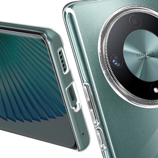 Etui til Honor Magic 6 Lite 5G - BIGBEN - Tyndt lys - Anti-gulning behandling Transparent