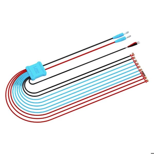 Startkabel för iPhone 6 till 16 Pro Max Modell M076 Anti-blockering MAANT Blå / Röd Blå