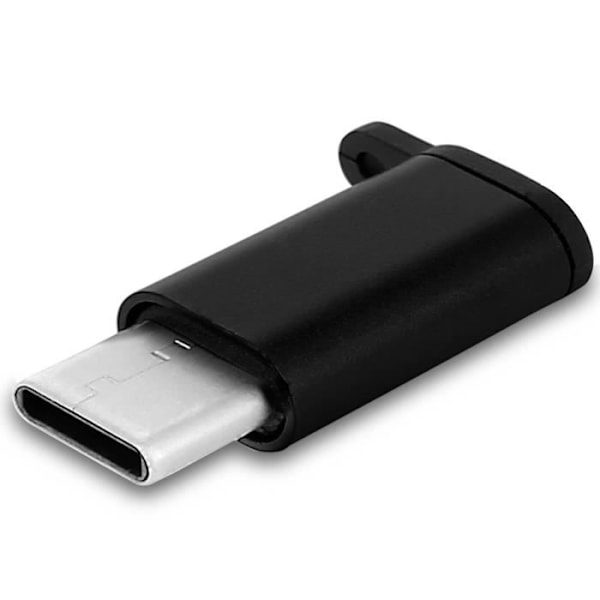 USB-C-mikro-USB-sovitin Älypuhelin/tabletti Charge & Sync Black