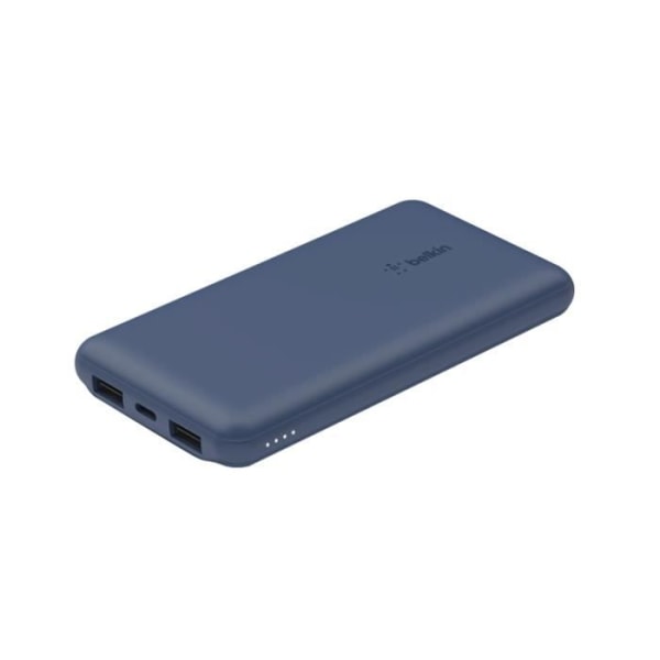 Ulkoinen akku 15 W 10 000 mAh 2 USB-porttia + 1 USBC 15 W BOOST CHARGE Belkin Blue