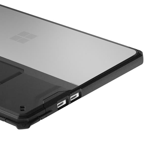 Iskunkestävä kotelo Microsoft Surface Pro 12:lle, kahva, silikoninen, Scout UAG, musta