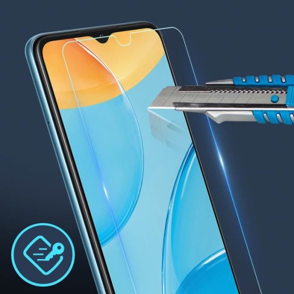 Skyddsglas - Oppo - A15 - Härdat glas 9H - Ultrafin - Transparent Transparent