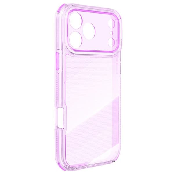 Cover til iPhone 17 Pro Max - AVIZAR - Forstærket - Skridsikker - Lilla - Bi-Materiale Lila