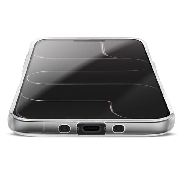 Kuori - ILMOITA - iPhone Air - Pehmeä - Silikoni - Läpinäkyvä Vit