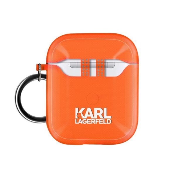 Karl Lagerfeld Orange Airpods -kotelo