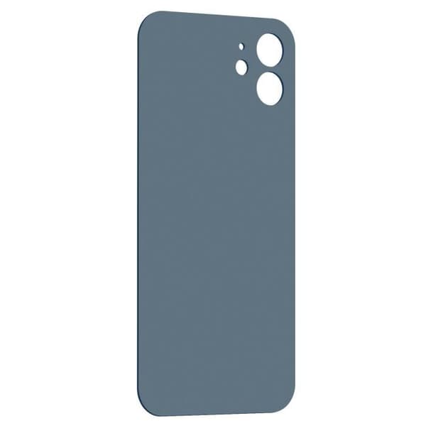 Udskiftningsglas bagpå til Apple iPhone 12 Midnight Blue Blå