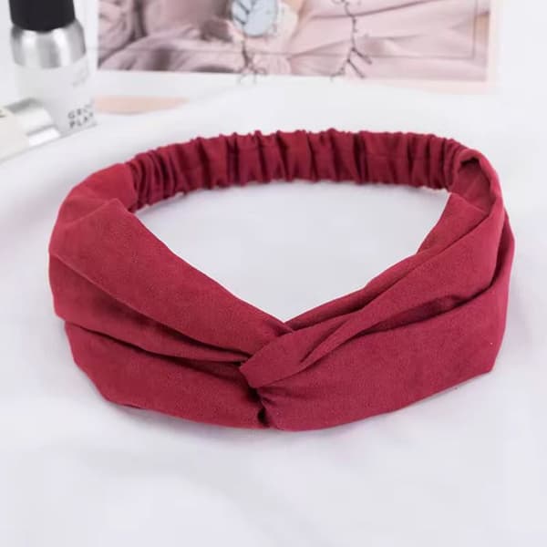 Korsettband - Enfärgad Bordeaux - Chic och Mjuk - Bekväm - Elastisk Röd