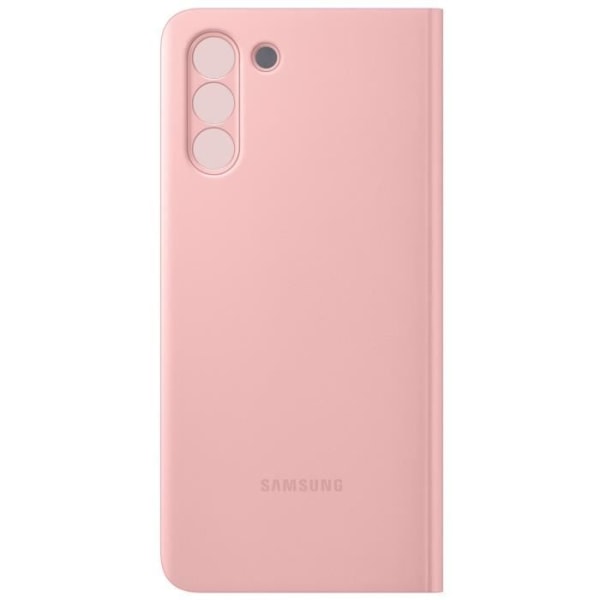 Smart Clear View S21 Plus vaaleanpunainen
