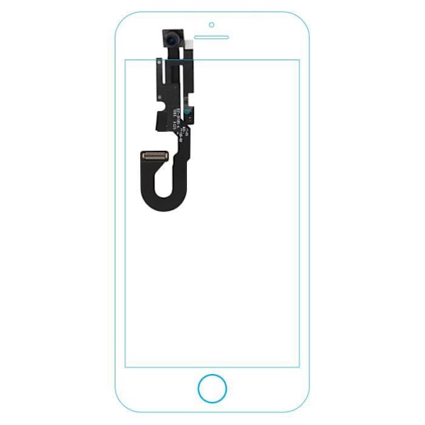 Etukamera - Apple - iPhone 8 - Etuobjektiivimoduuli - Liitäntäkaapeli - 100 % uusi