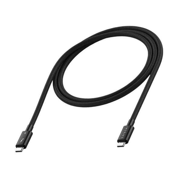 USB-C till USB-C-kabel 100cm Thunderbolt 5 240W Satechi Svart