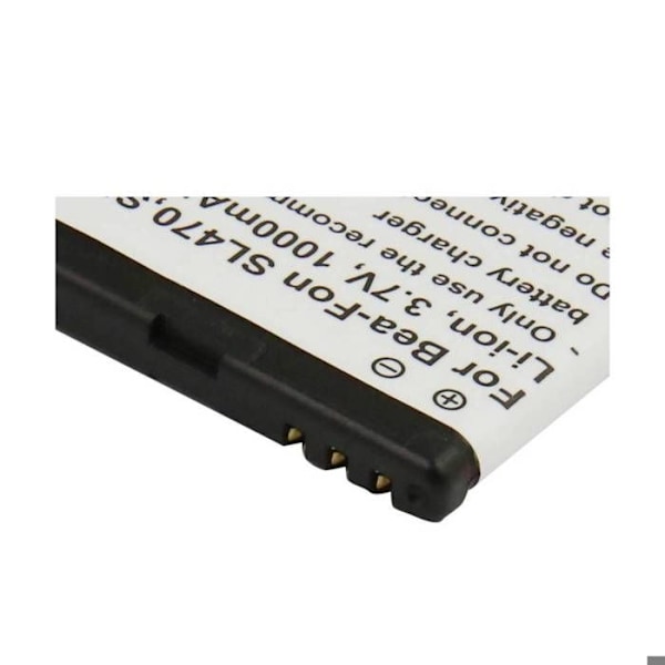 Varaakäyttöakku Bea-Fon SL470 / SL570 3.7V 1000mAh Li-ion Valkoinen Vit