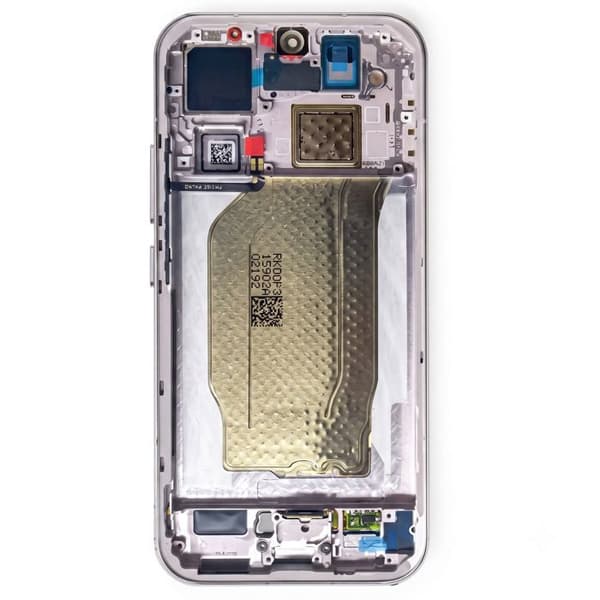 Skärmblock för Xiaomi 17 AMOLED-panel med förmonterad vit ram Vit