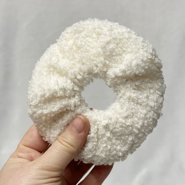 Chouchou - AVISED - Mjuk Chenille - Vit - Bekväm - Chic Vit