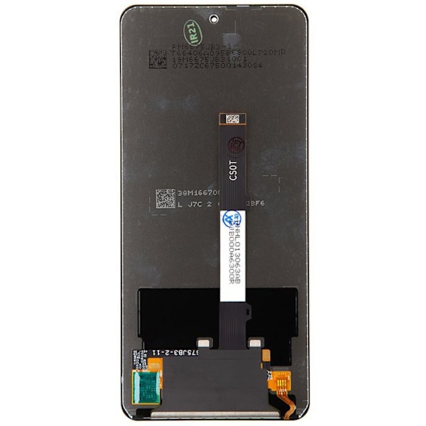 Skærm i fuld HD LCD IPS med touchglas til Poco X3 / X3 Pro / X3 NFC Sort Svart