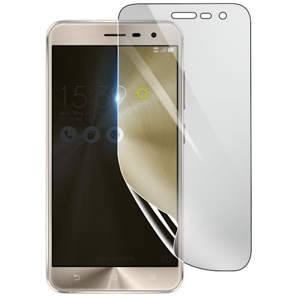 Näytönsuoja - 3MK - Asus Zenfone 3 ZE552KL - Iskunkestävä Hydrogeeli - Läpinäkyvä - Naarmuuntumaton Transparent