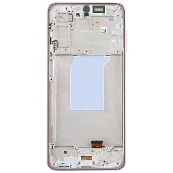 Fullskärm för Galaxy A26 OLED-panel med förmonterad ram i rosa Rosa