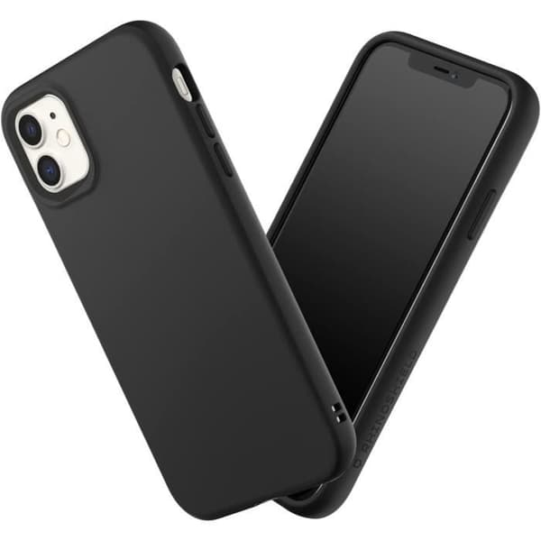 Coque - RHINOSHIELD - SolidSuit - iPhone 11 - Stødbeskyttelse - Premium Finish - Sort Svart