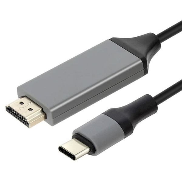 USB-C HDMI-kabel - WIWU - 2m - Ultra HD - Sort - Video- og lydoverførsel Svart