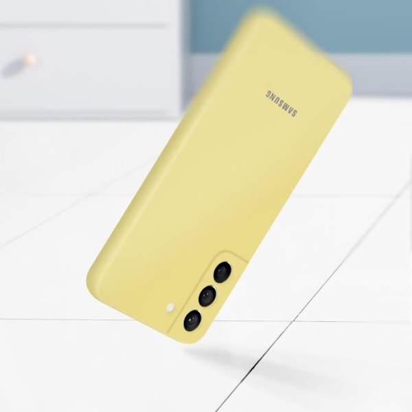 Coque - Samsung - Galaxy S22 Plus - Mjukt Silikon - Motståndskraftigt Skydd - Gul Gul