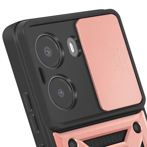 Coque för Xiaomi Poco X7 Pro Magnetisk ring Kameraskydd Rosé Champagne Rosa