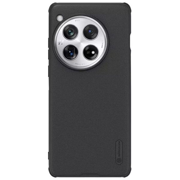 Etui til OnePlus 12 - Nillkin Super Frosted Shield Pro - Sort svart