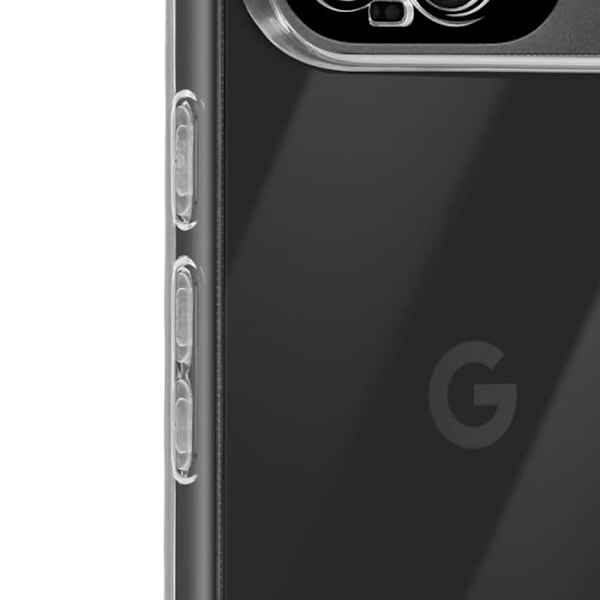 Coque Antichoc til Google Pixel 9 og 9 Pro med Forstærkede Hjørner Mayaxess Transparent Transparent