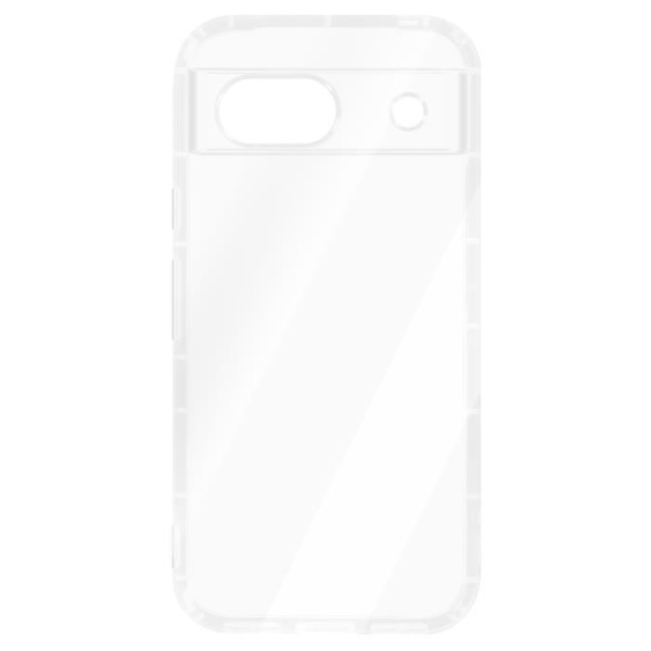 Kotelo Google Pixel 8A:lle - AVIZAR - Läpinäkyvä ohut silikoni - Suojattu kamera Transparent