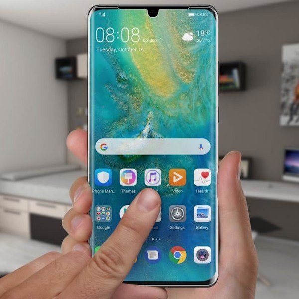 Näytönsuoja - AVIZAR - Huawei P30 Pro - Joustava Lateksi - Läpinäkyvä - Naarmuuntumaton Transparent
