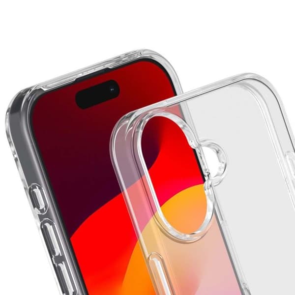 Silisoft-kuori - IPhone17 - Läpinäkyvä Vit
