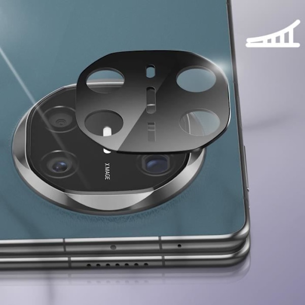 Skyddskamera för Huawei Mate X6 Härdat Glas Rep-skydd iMak Svart Svart