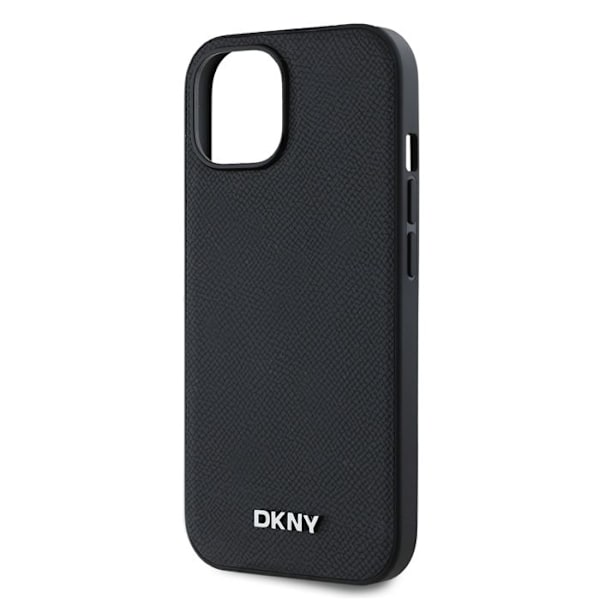 iPhone 15-fodral - MagSafe - Metall-logotyp - Svart - DKNY